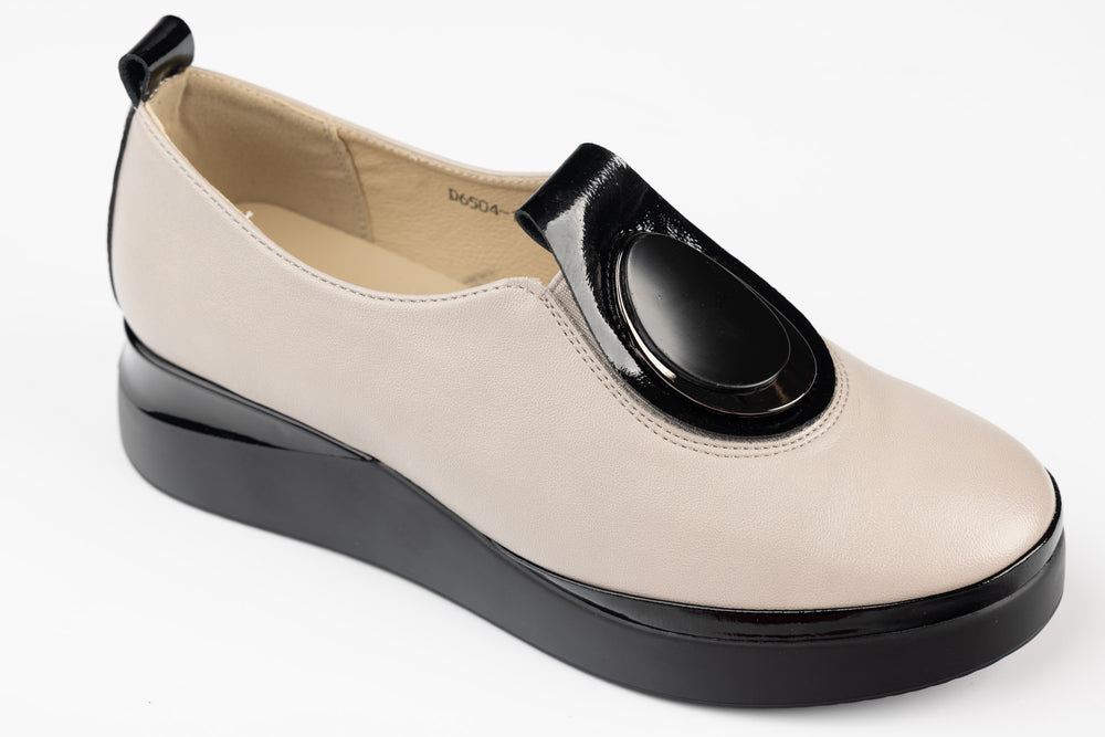 Pantofi dama piele naturală BETINA 6504 Taupe