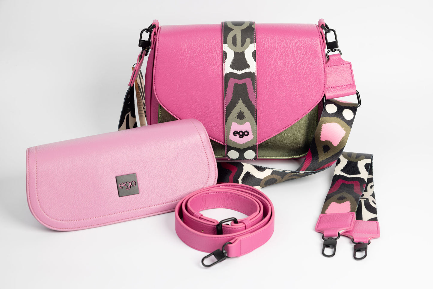 Women's bag made of eco-leather EGO 0028 Cyclamen