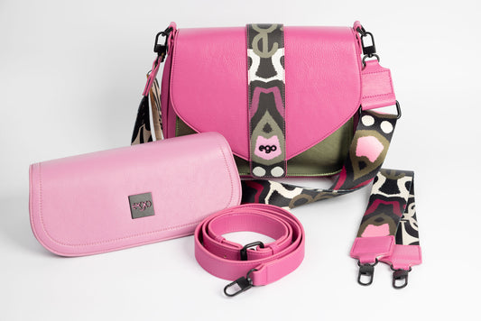 Women's bag made of eco-leather EGO 0028 Cyclamen