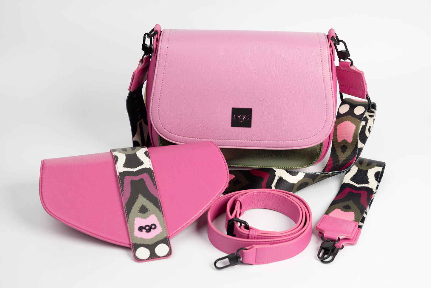 Women's bag made of eco-leather EGO 0028 Cyclamen