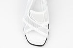 Sandale dama piele naturală LSD 1021 Alb