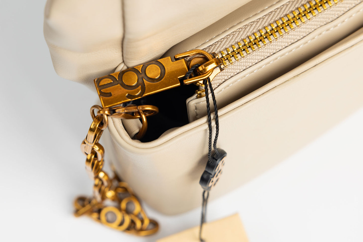 Women's purse made of eco-leather EGO 020024 Cream