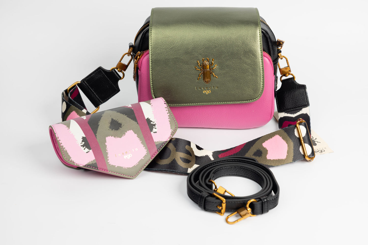 Women's purse made of eco-leather EGO 0029 Green