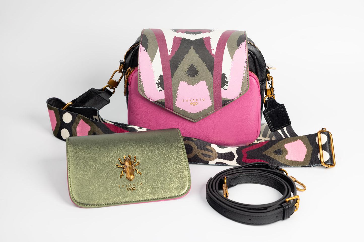 Women's purse made of eco-leather EGO 0029 Green