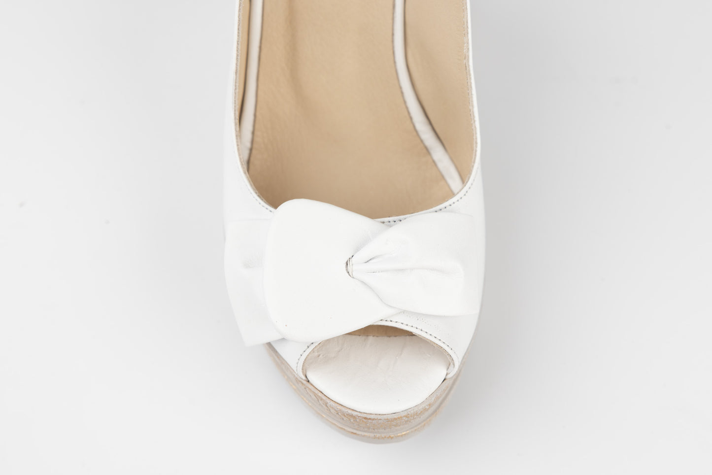 Women's genuine leather sandals LSD 224 White