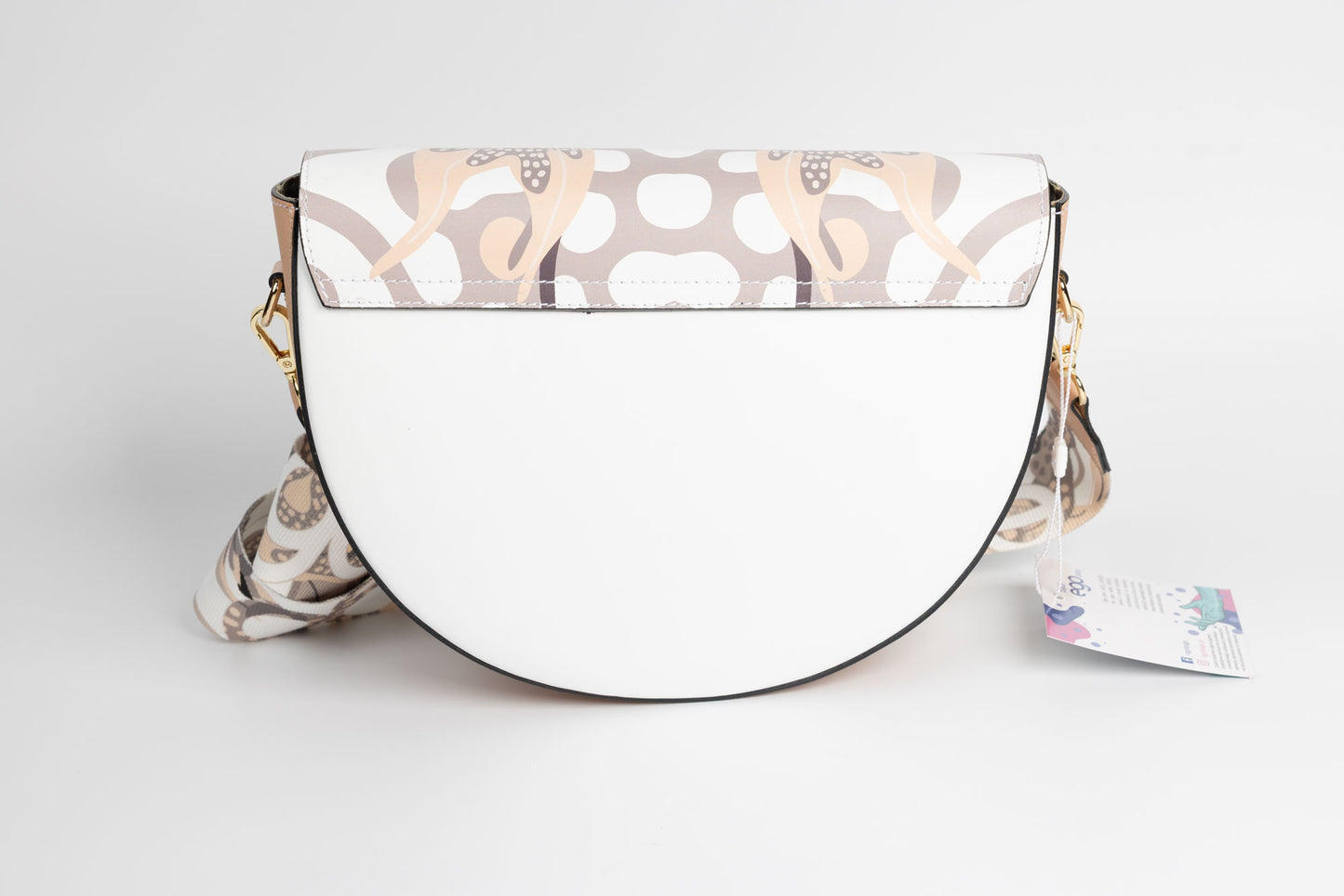 Women's genuine leather bag EGO 0194 White