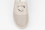 Pantofi dama casual piele naturala BETINA 6500 Vizon perforat