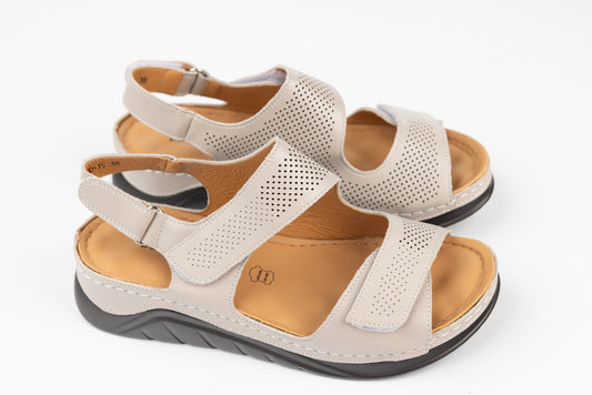 Women's genuine leather sandals BETINA 25800 Mink