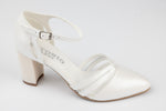 Pantofi dama decupati din piele naturala ANTONIO 34216 Alb