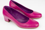 Pantofi dama piele naturală ANTONIO 112 Fuxia box