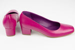 Pantofi dama piele naturală ANTONIO 112 Fuxia box