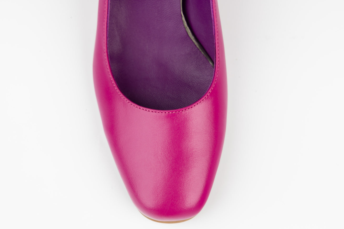 Pantofi dama piele naturală ANTONIO 112 Fuxia box