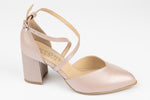 Pantofi dama decupati din piele naturala ANTONIO 35216 Grey