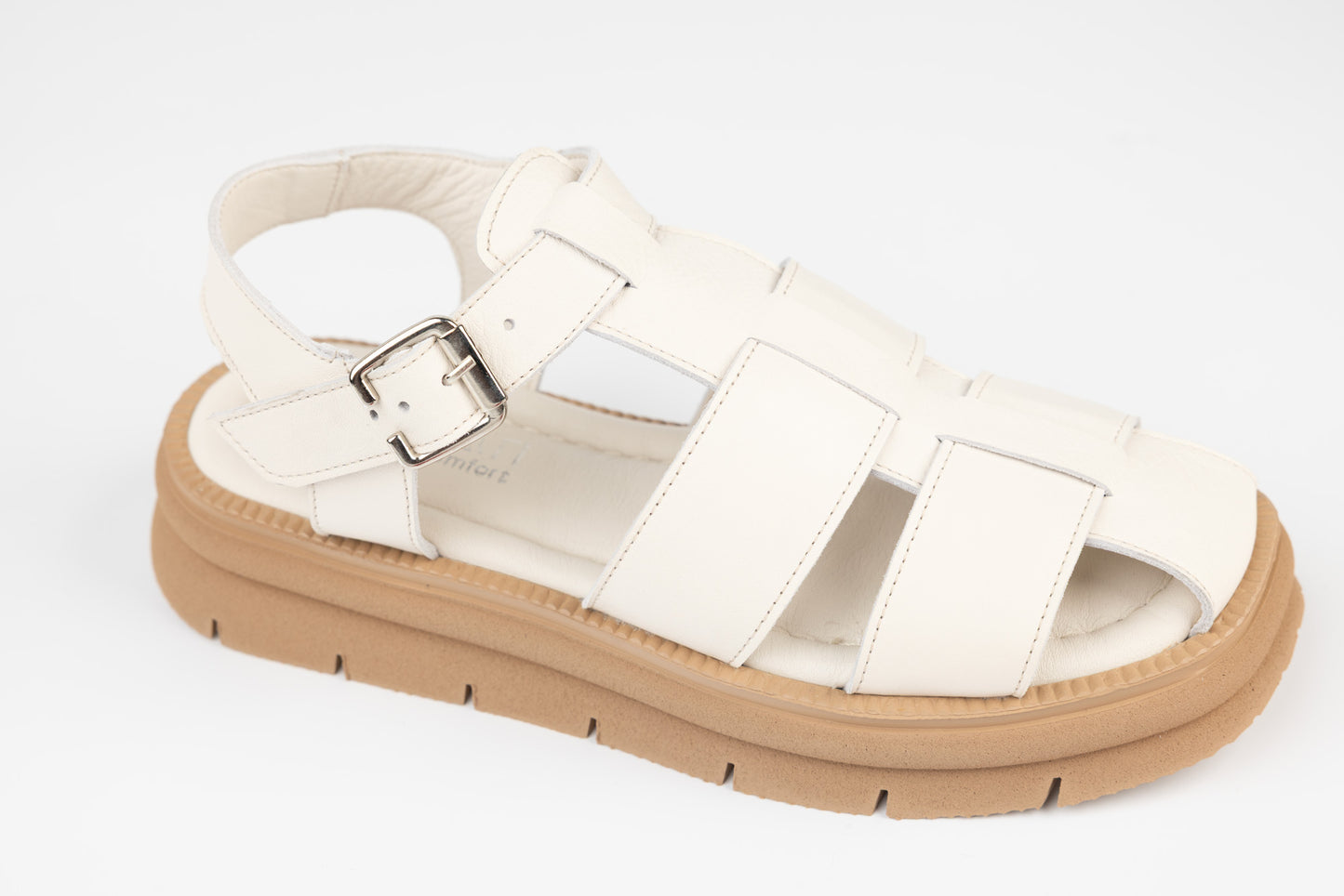 Women's genuine leather sandals DOGATI 065-752 Beige