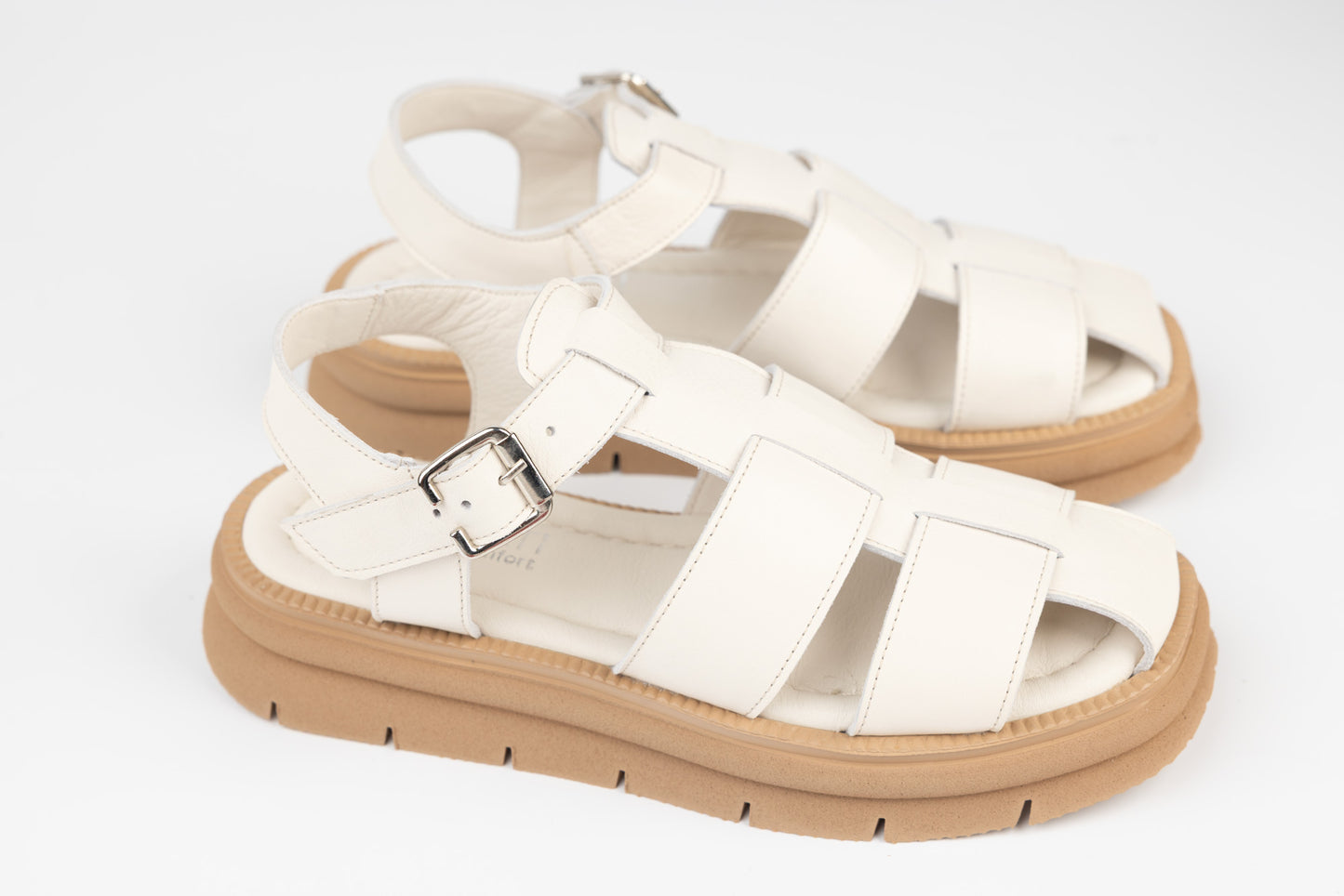 Women's genuine leather sandals DOGATI 065-752 Beige