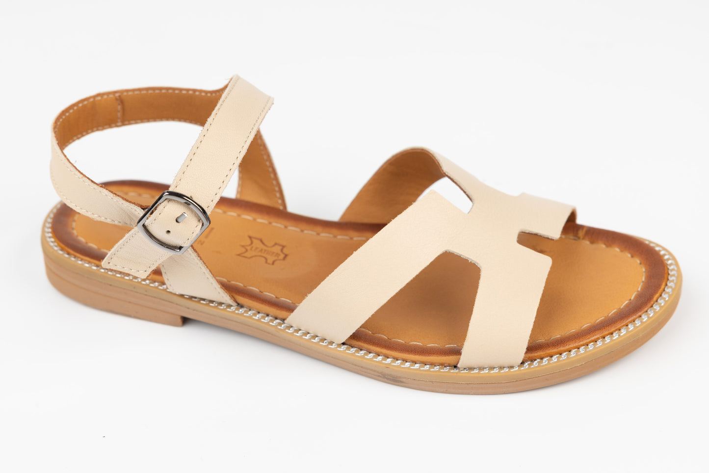 Women's genuine leather sandals DOGATI 10997 Beige