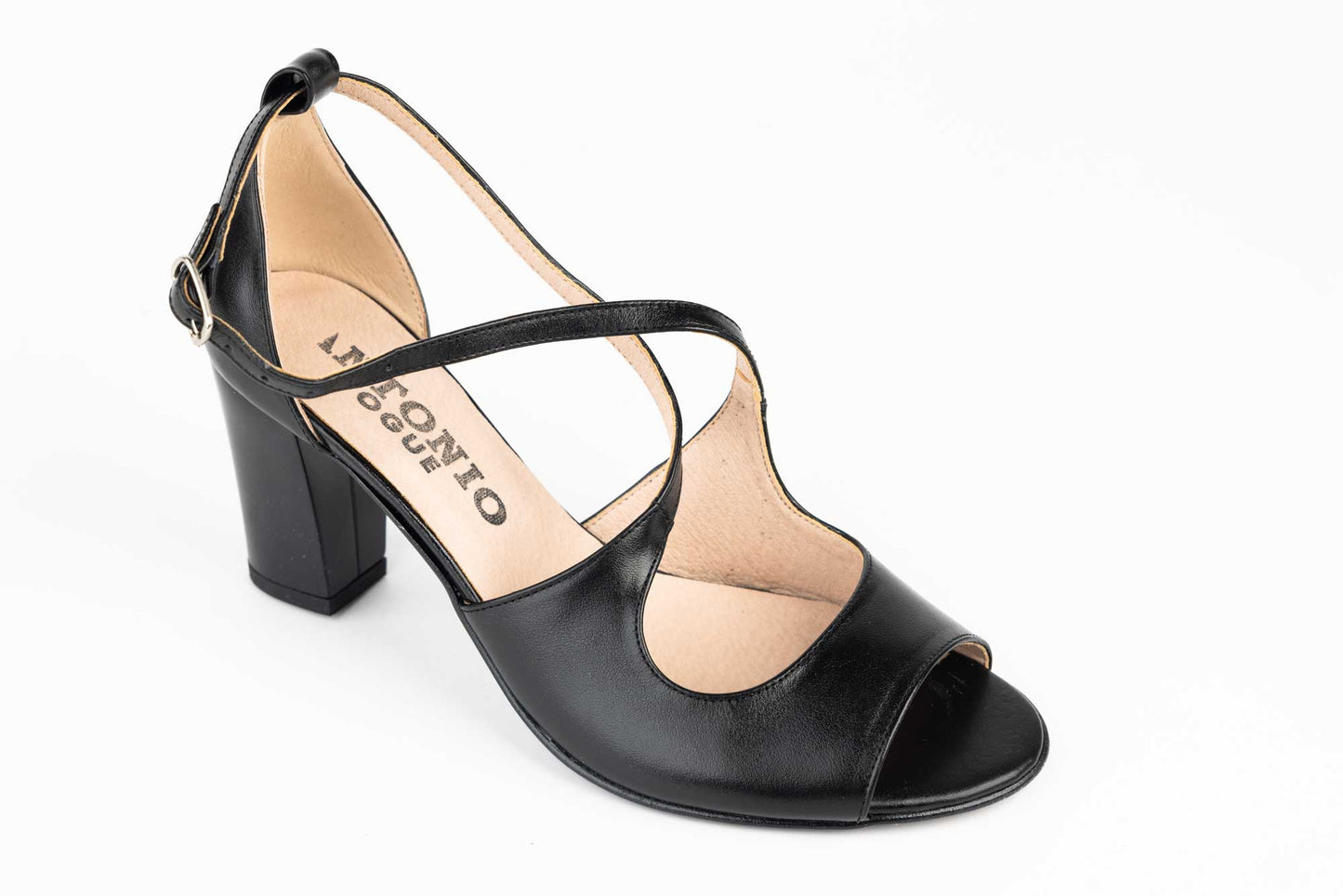 Women's sandals natural leather ANTONIO 14282 N box