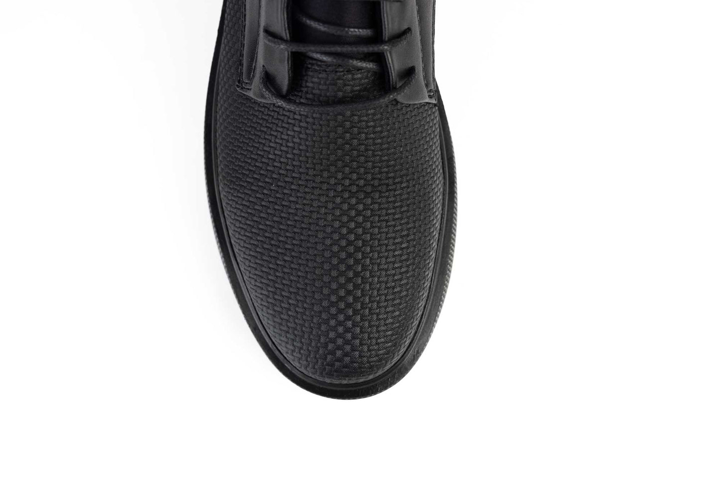 Men's casual shoes made of eco-leather CONTEINER 978 BLACK