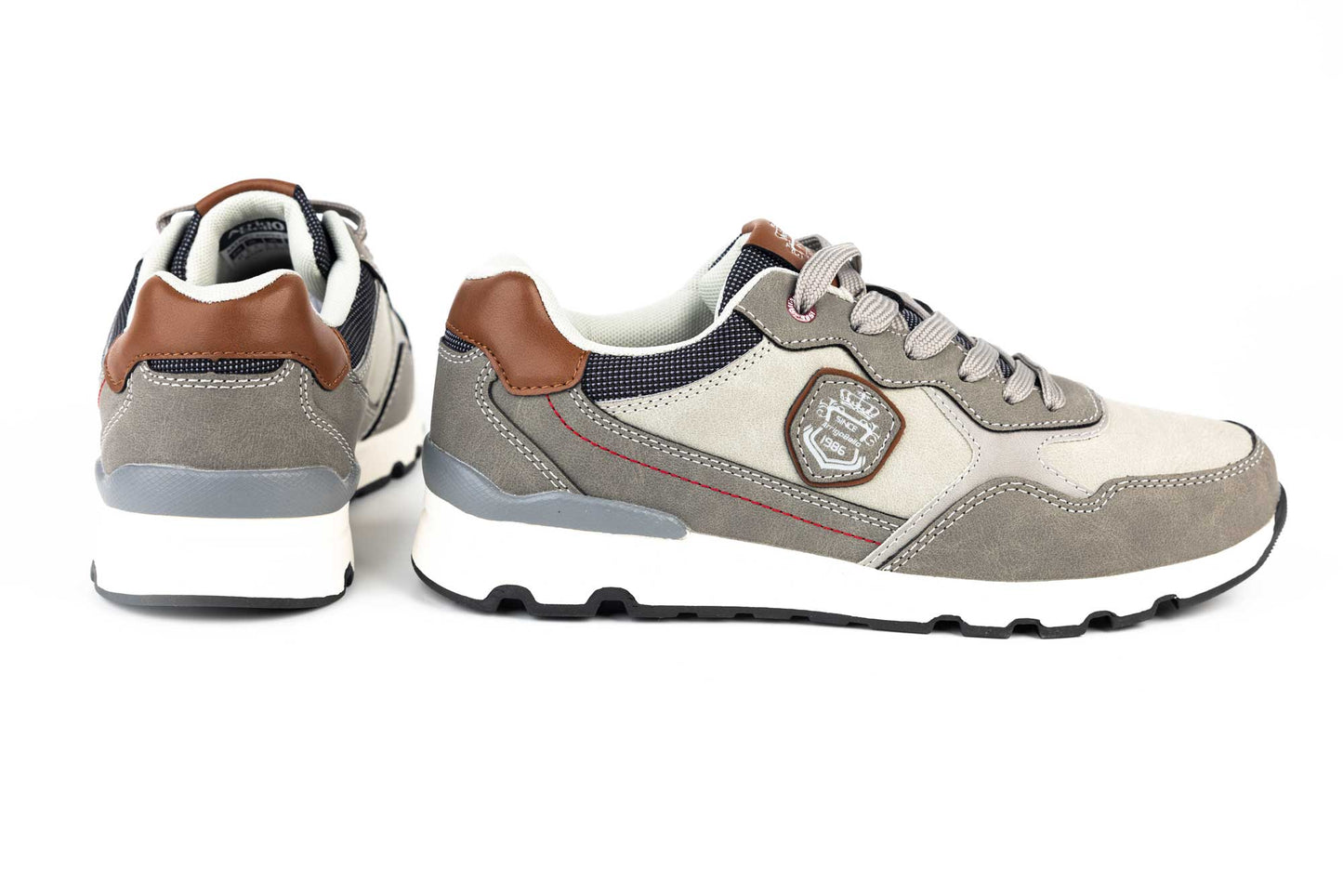 Men's eco-leather shoes ARRIGO BELLO 3573 Grey