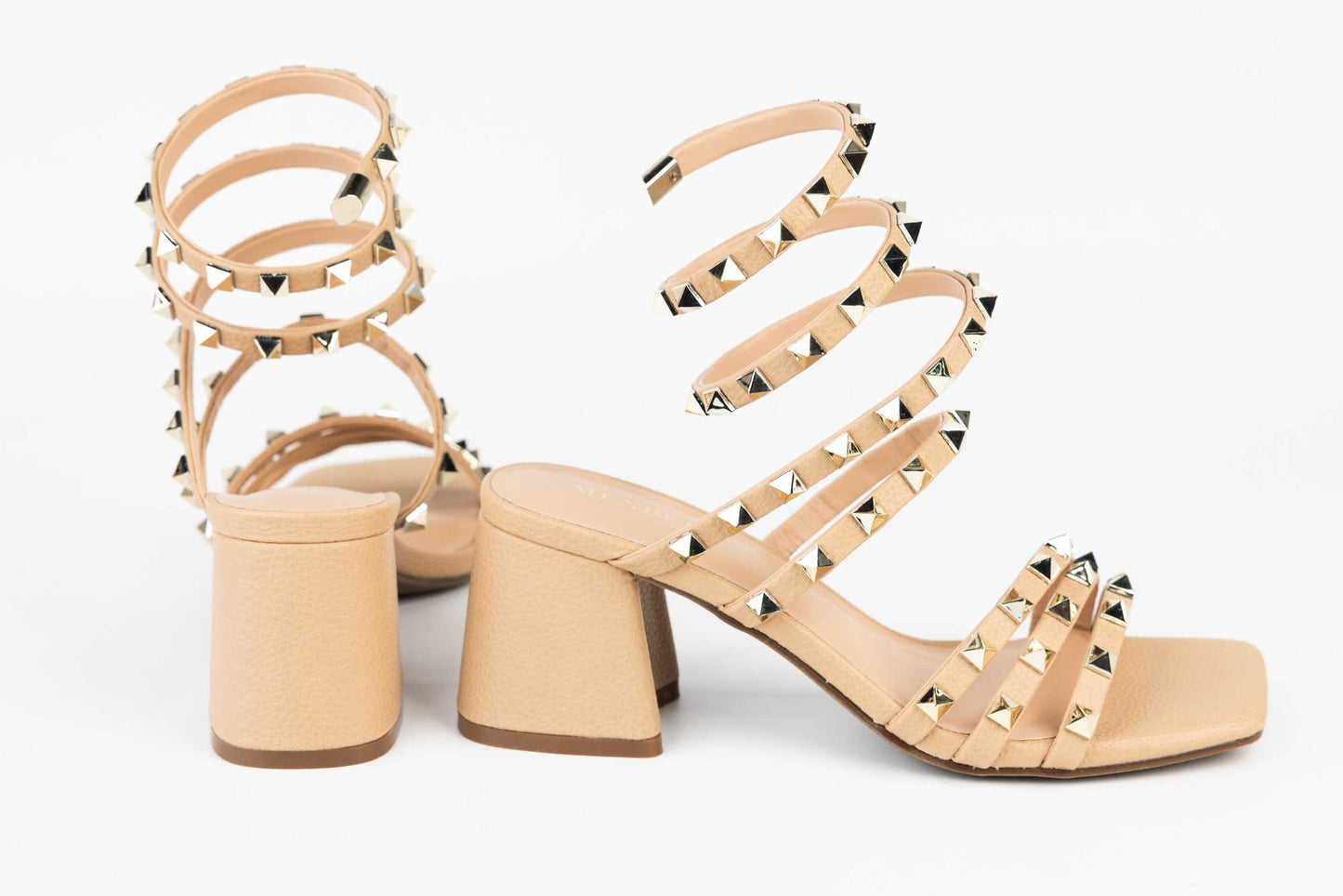 Women's eco-leather sandals MENBUR 792 Camel