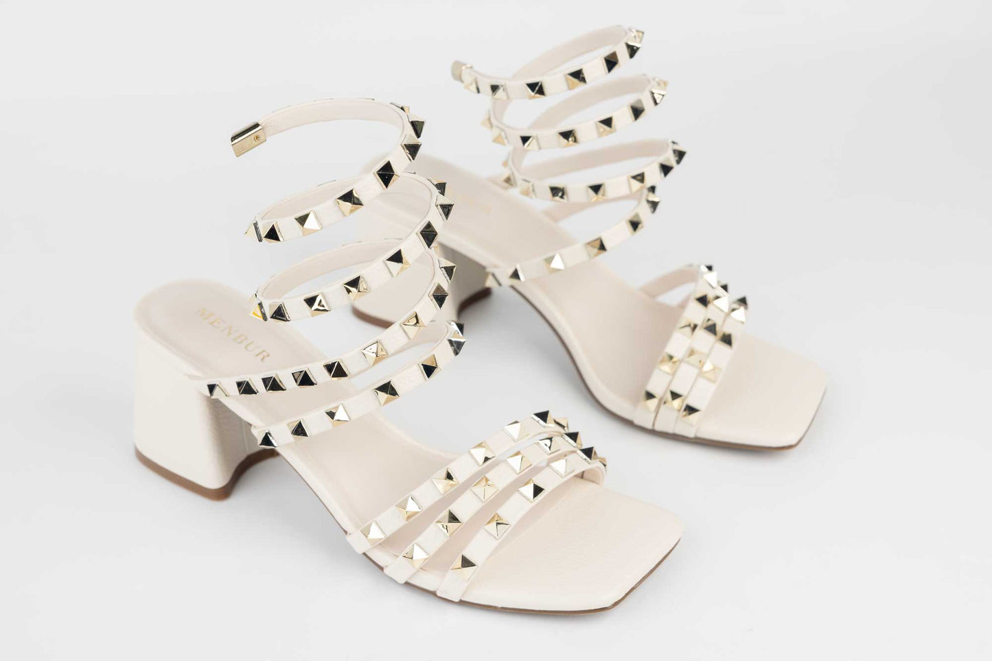 Sandale dama piele eco MENBUR 792 Alb