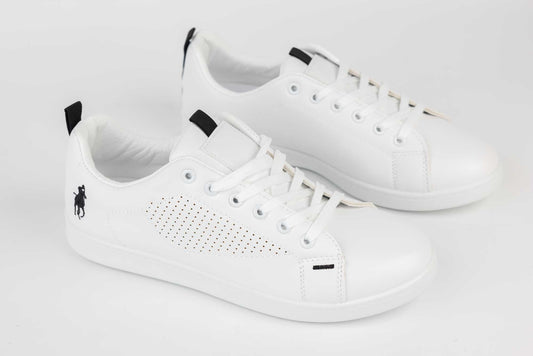 Pantofi sport barbati din piele eco START 119 Alb