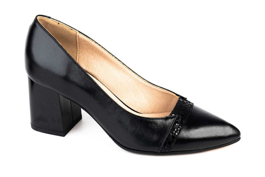 Pantofi dama piele naturala ANTONIO 13462 N box