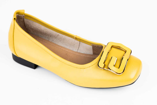 Pantofi dama piele naturala BETINA 3350 Yellow