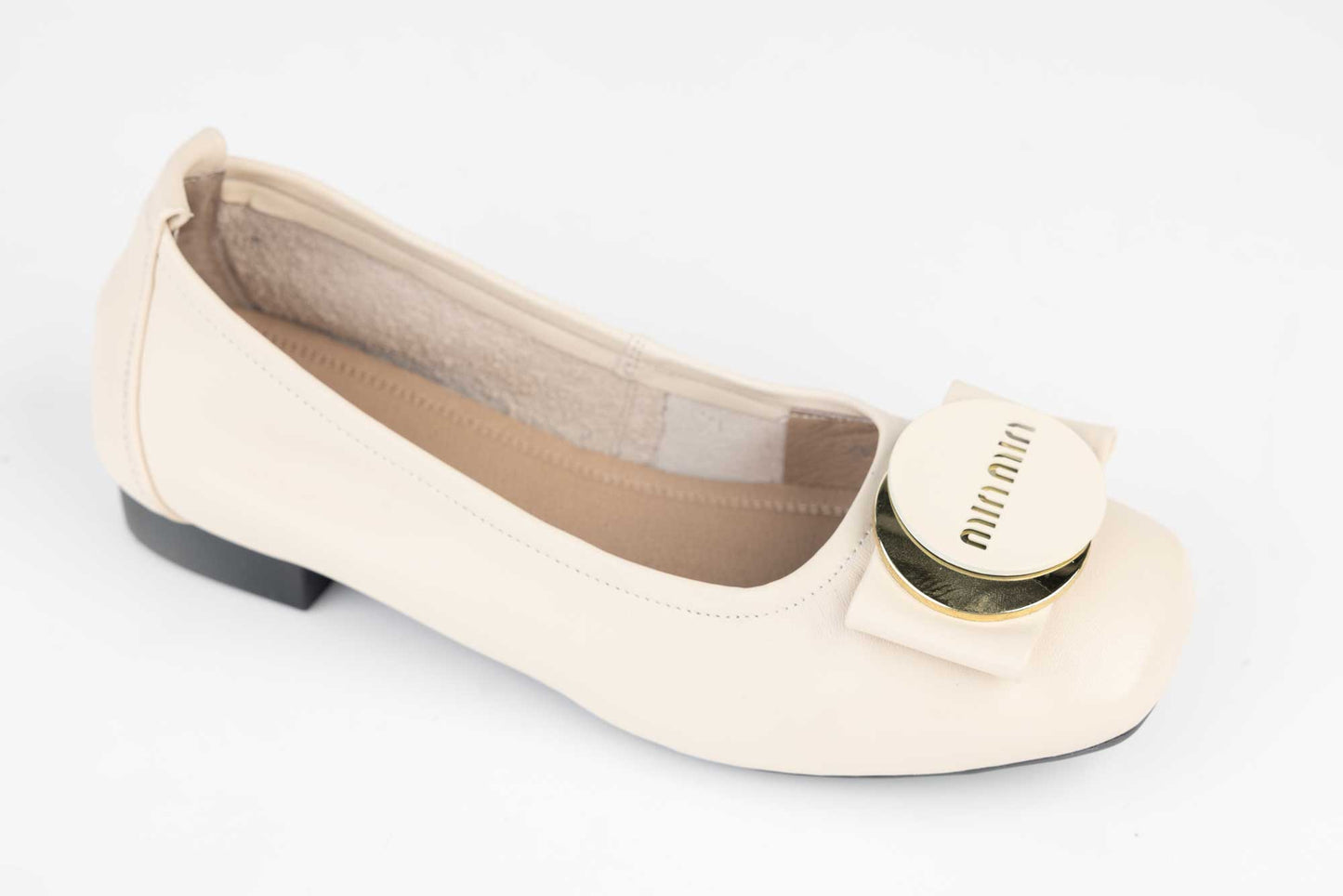Women's genuine leather shoes BETINA 3301 Beige