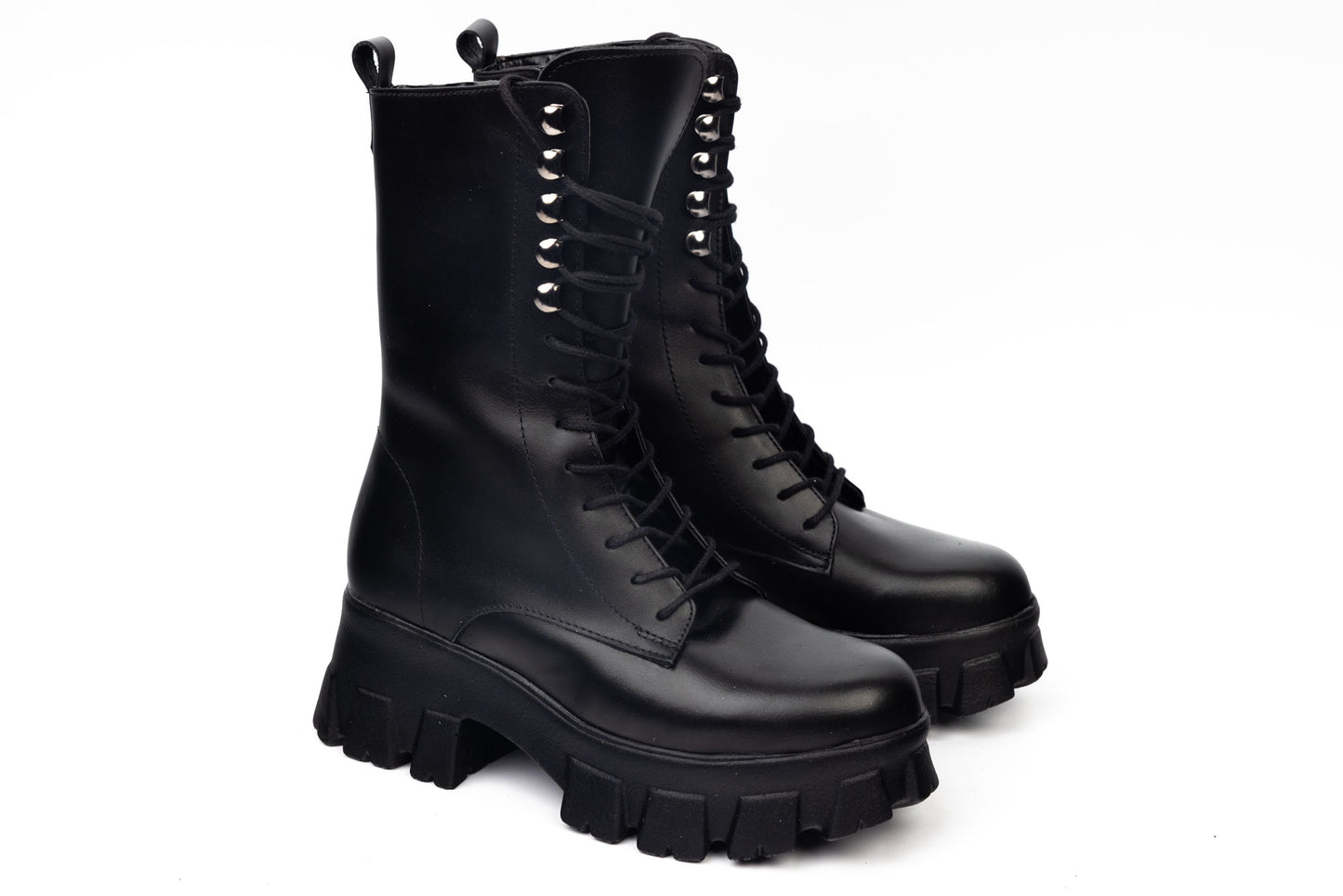 Women's casual boots, natural leather PERLA 1292 N box