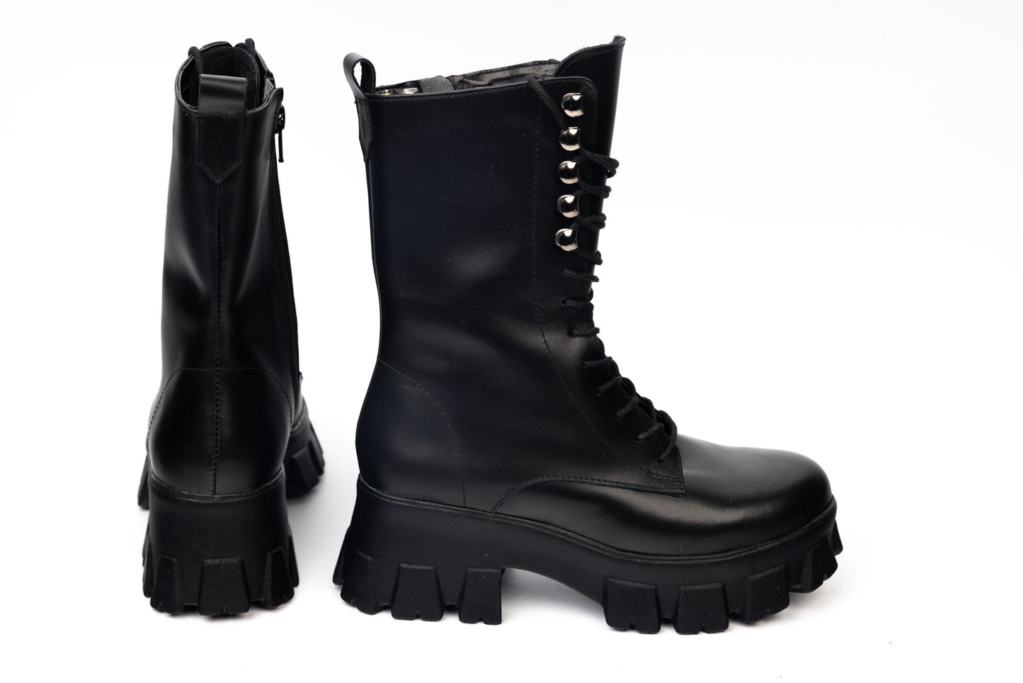 Women's casual boots, natural leather PERLA 1292 N box