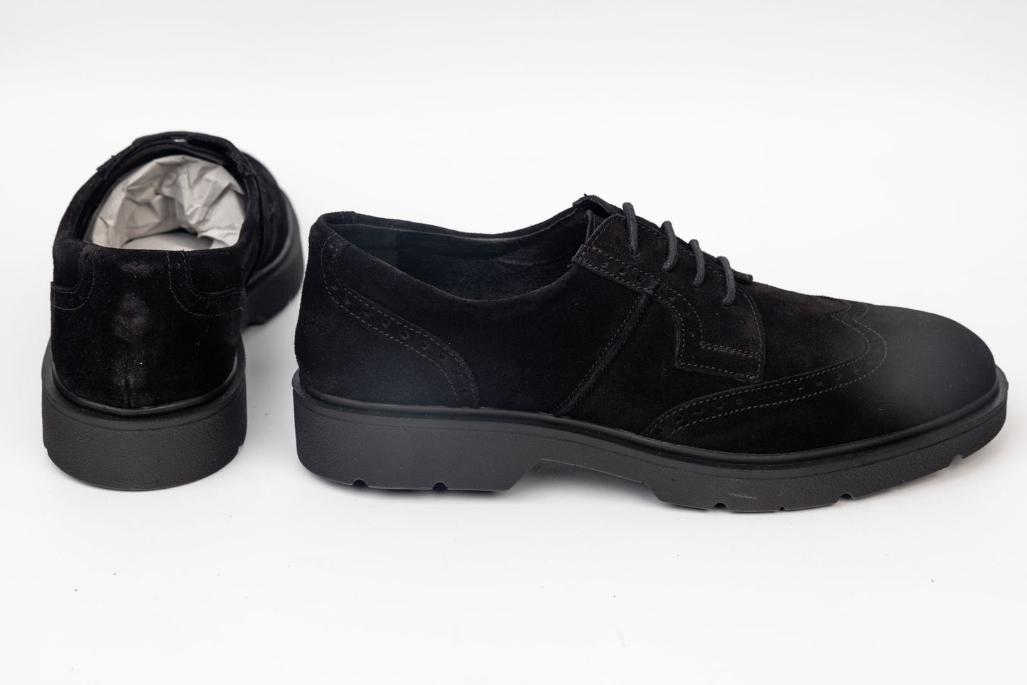 Pantofi barbati piele naturală SILESCO 150 N velur