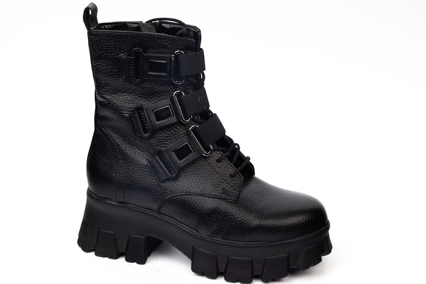 Women's casual boots, natural leather PERLA 1304-2 N box