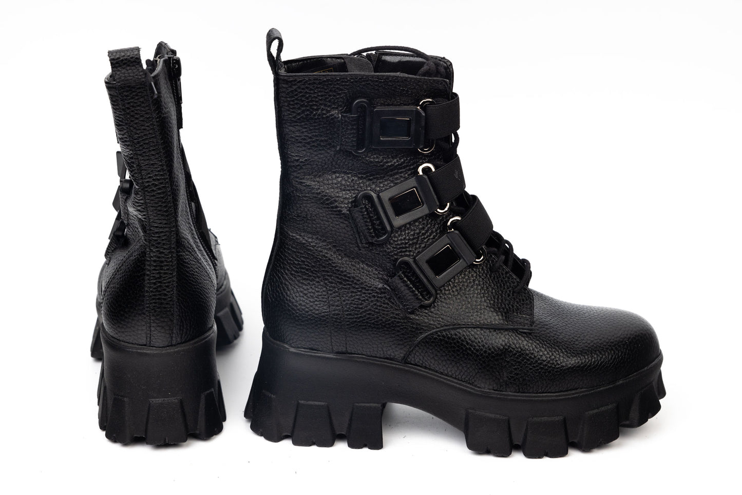 Women's casual boots, natural leather PERLA 1304-2 N box