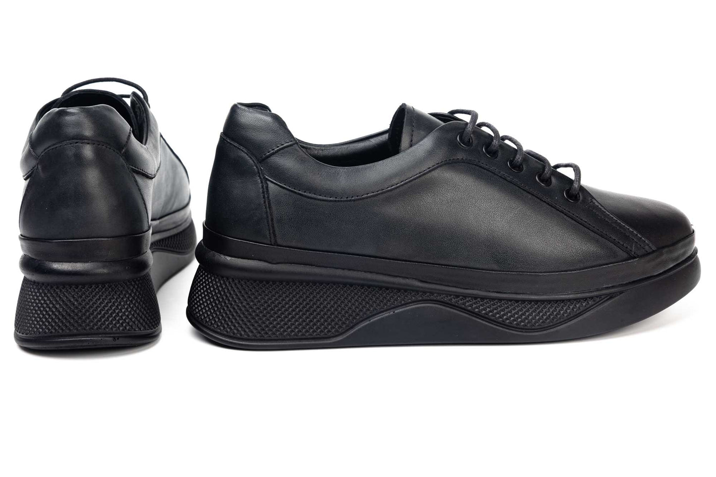 Women's casual shoes made of genuine leather LSD 205 black