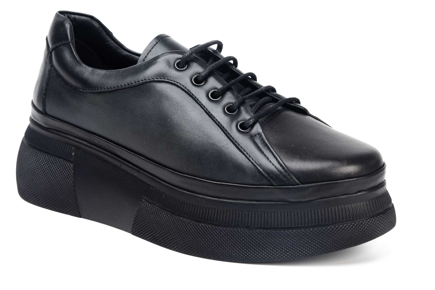 Pantofi dama casual din piele naturala LSD 213 negru