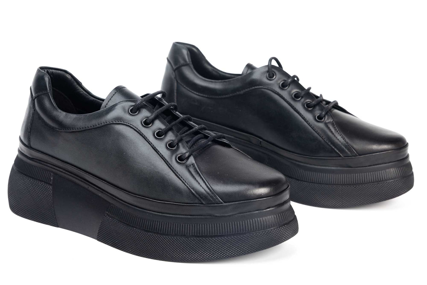 Pantofi dama casual din piele naturala LSD 213 negru