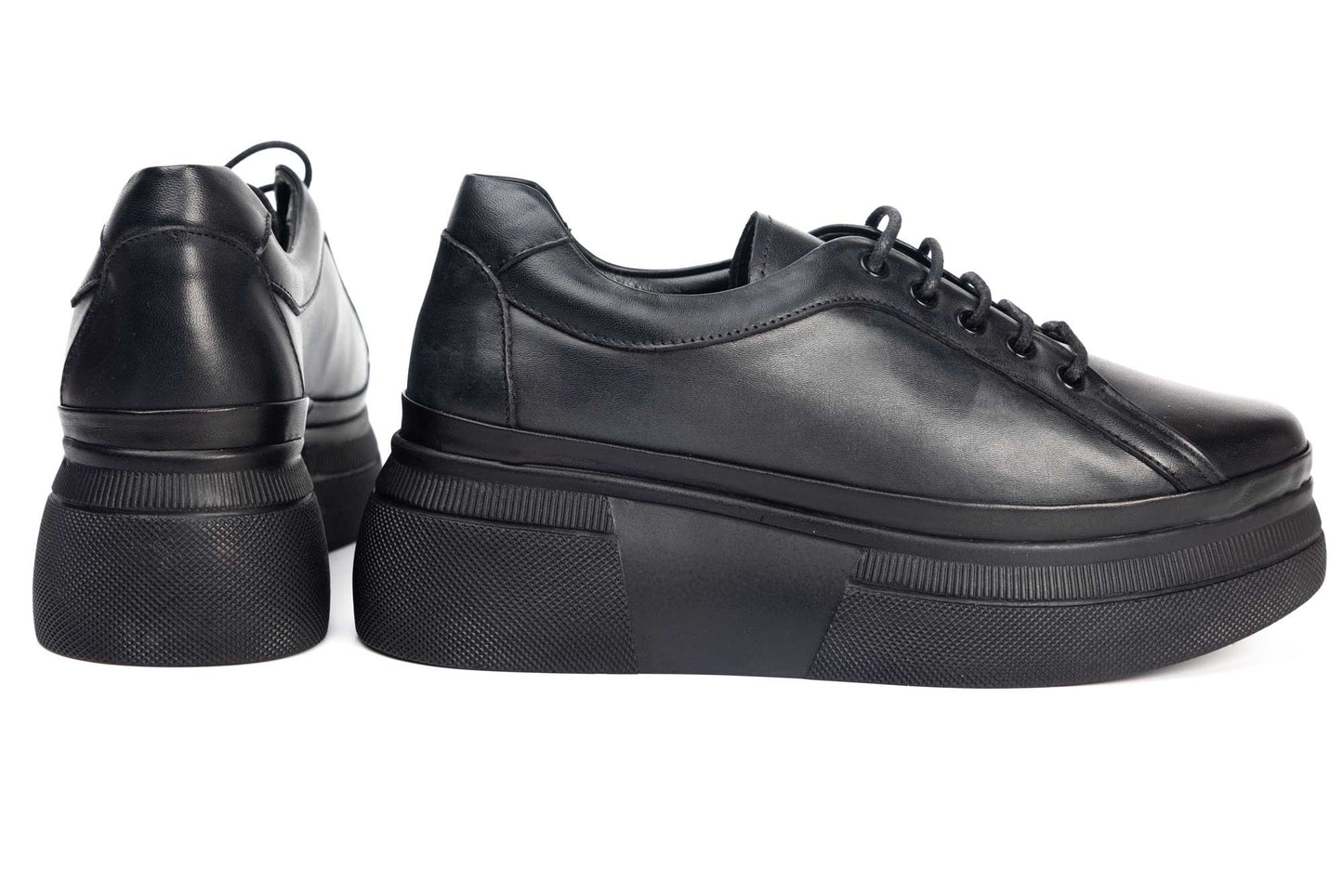 Pantofi dama casual din piele naturala LSD 213 negru