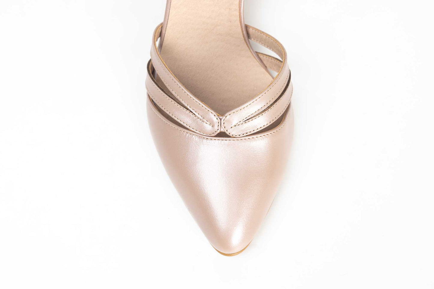 Pantofi dama decupati din piele naturala ANTONIO 34216 grei sidef
