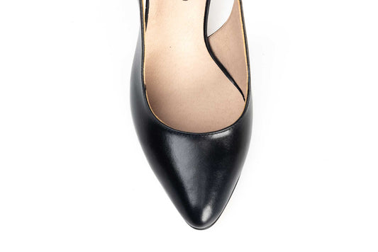 Pantofi dama decupati din piele naturala ANTONIO 31216 N box