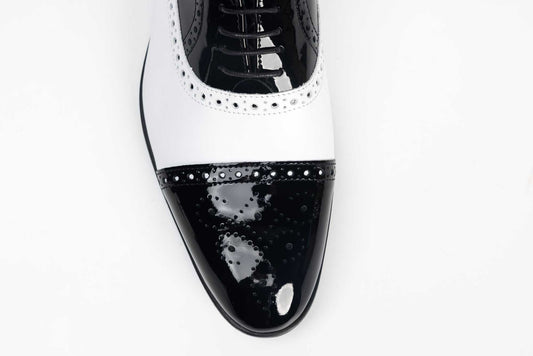 Pantofi barbati din piele naturala 8518 NL alb