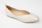 Pantofi dama balerin piele naturală KORDEL 2806 crem