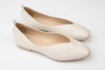 Pantofi dama balerin piele naturală KORDEL 2806 crem