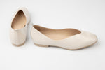 Pantofi dama balerin piele naturală KORDEL 2806 crem
