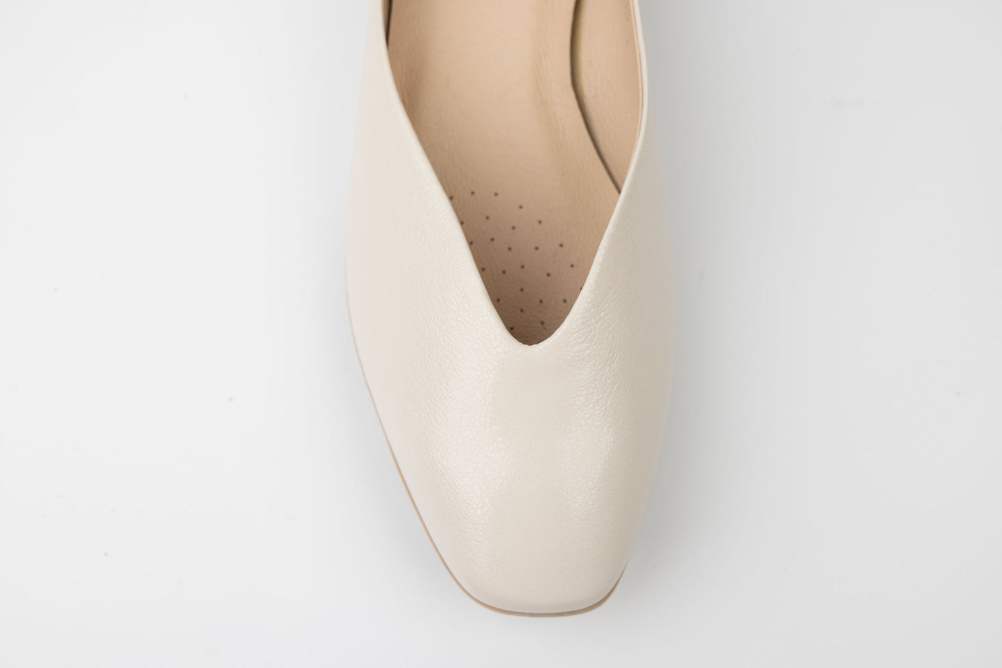 Pantofi dama balerin piele naturală KORDEL 2806 crem