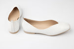 Pantofi dama balerin piele naturală KORDEL 2806 Alb