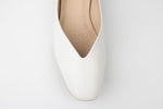 Pantofi dama balerin piele naturală KORDEL 2806 Alb