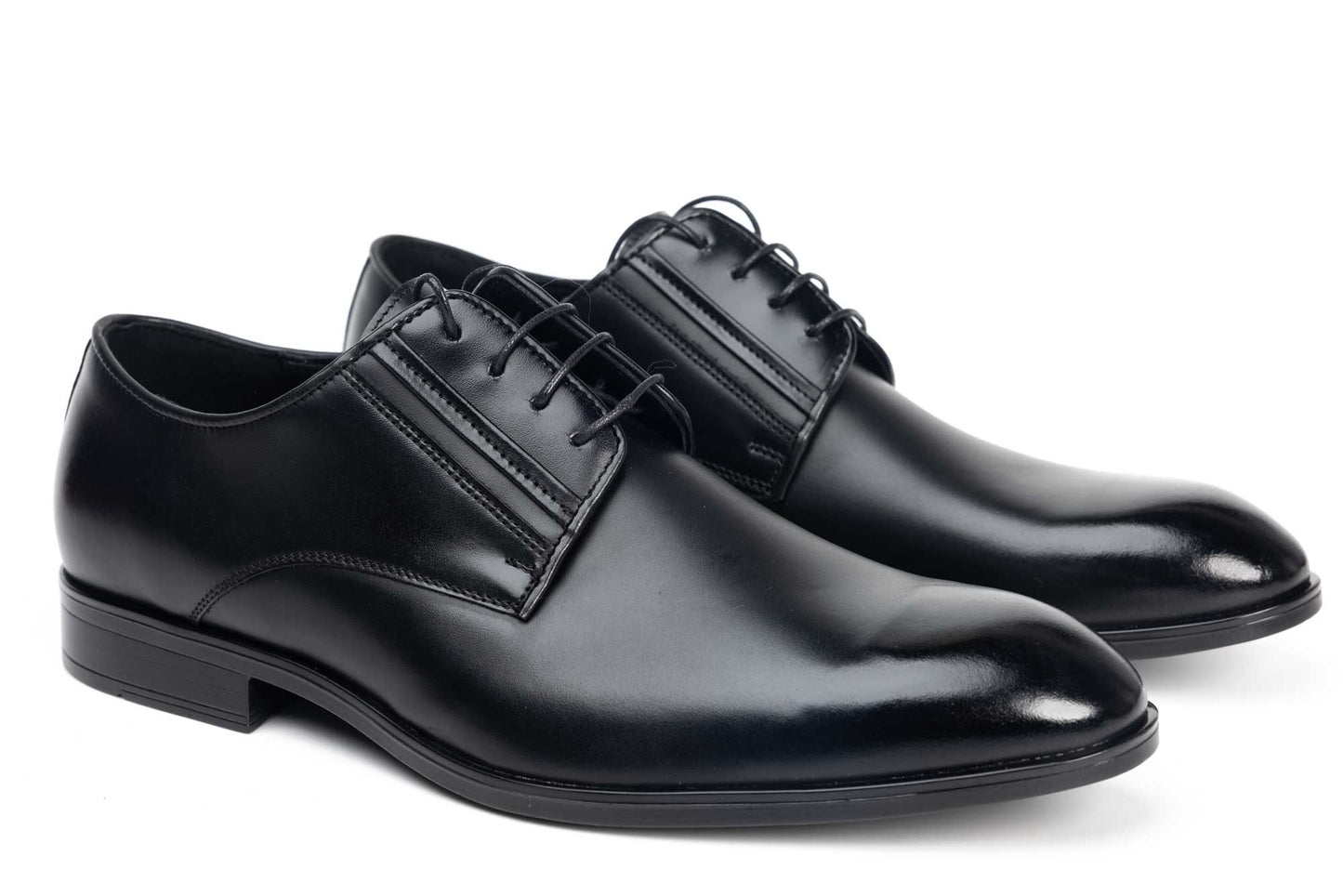Pantofi barbati din piele naturala 2000 negru