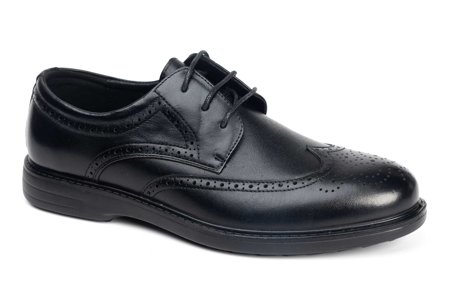 Men's genuine leather shoes ELDEMAS 7375 black