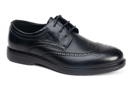 Pantofi barbati din piele naturala ELDEMAS 7375 negru